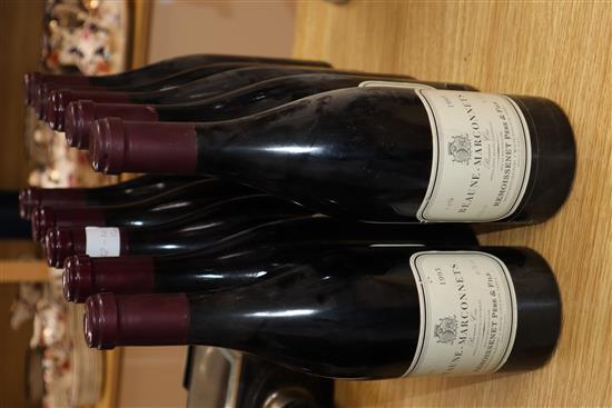 Ten bottles of Beaune-Marconnets, 1995 (Remoissenet)